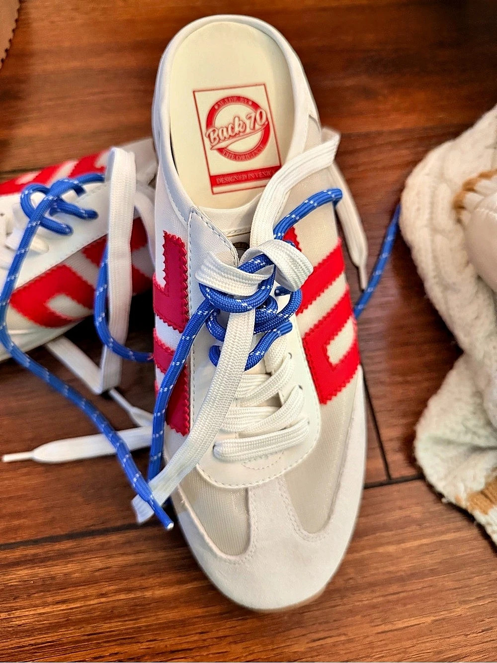 Back 70 Anthropologie Color Block Sneakers size 41